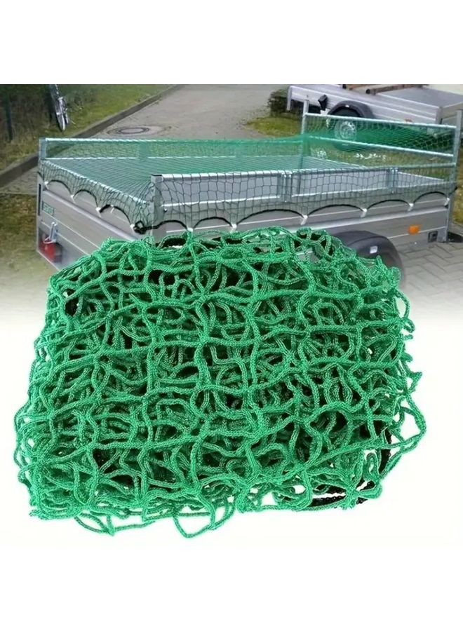 Heavy Duty All Weather Truck Roof Cargo Net Green 150cm x 200cm - Image 2